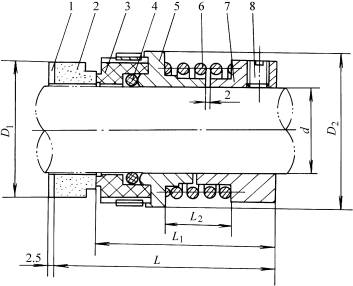 114a型机械密封(图文教程),114a型机械密封,尺寸,第1张
