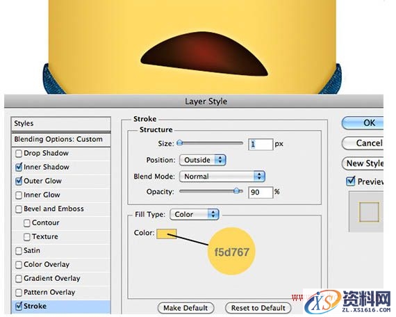 PS结合AI绘制精致的3D小黄人教程(图文教程),PS结合AI绘制精致的3D小黄人教程,绘制,第57张