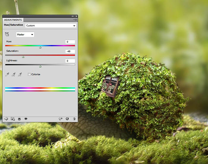PS合成蜗牛背上的梦幻房子教程(图文教程),PS合成蜗牛背上的梦幻房子教程,选择,直径,形状,第32张