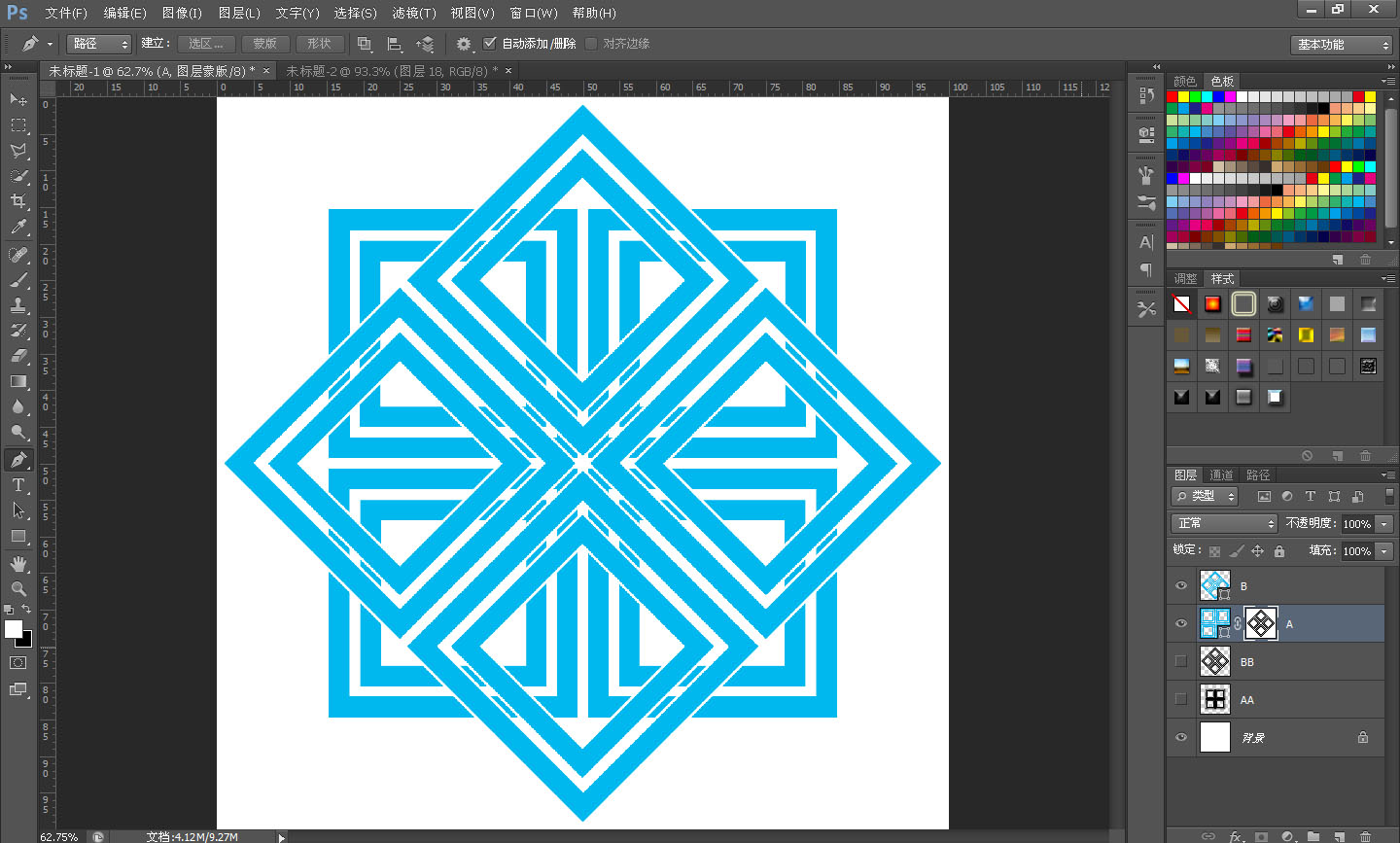 PS新手教程！手把手教你绘制传统的精美编织图案(图文教程),tb201501306,要求,选择,这个,第16张