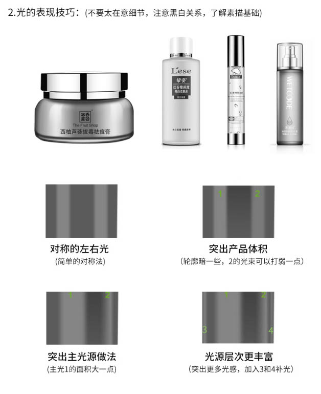 Photoshop完美精修小的护肤品瓶子教程(图文教程),Photoshop完美精修小的护肤品瓶子教程,产品,第4张