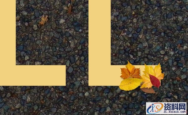 PS新手教程！手把手教你绘制萧瑟的秋天落叶字效(图文教程),16jc20151201,文件,选择,这个,第10张