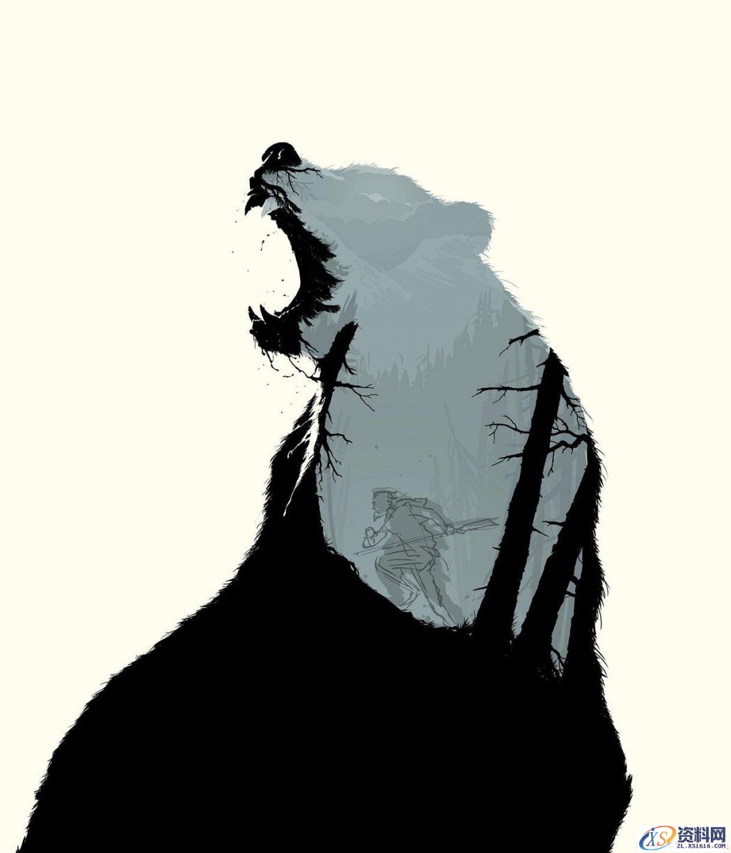 利用Photoshop创建荒野猎人海报(图文教程),利用Photoshop创建荒野猎人海报,要求,设计,一般,第7张