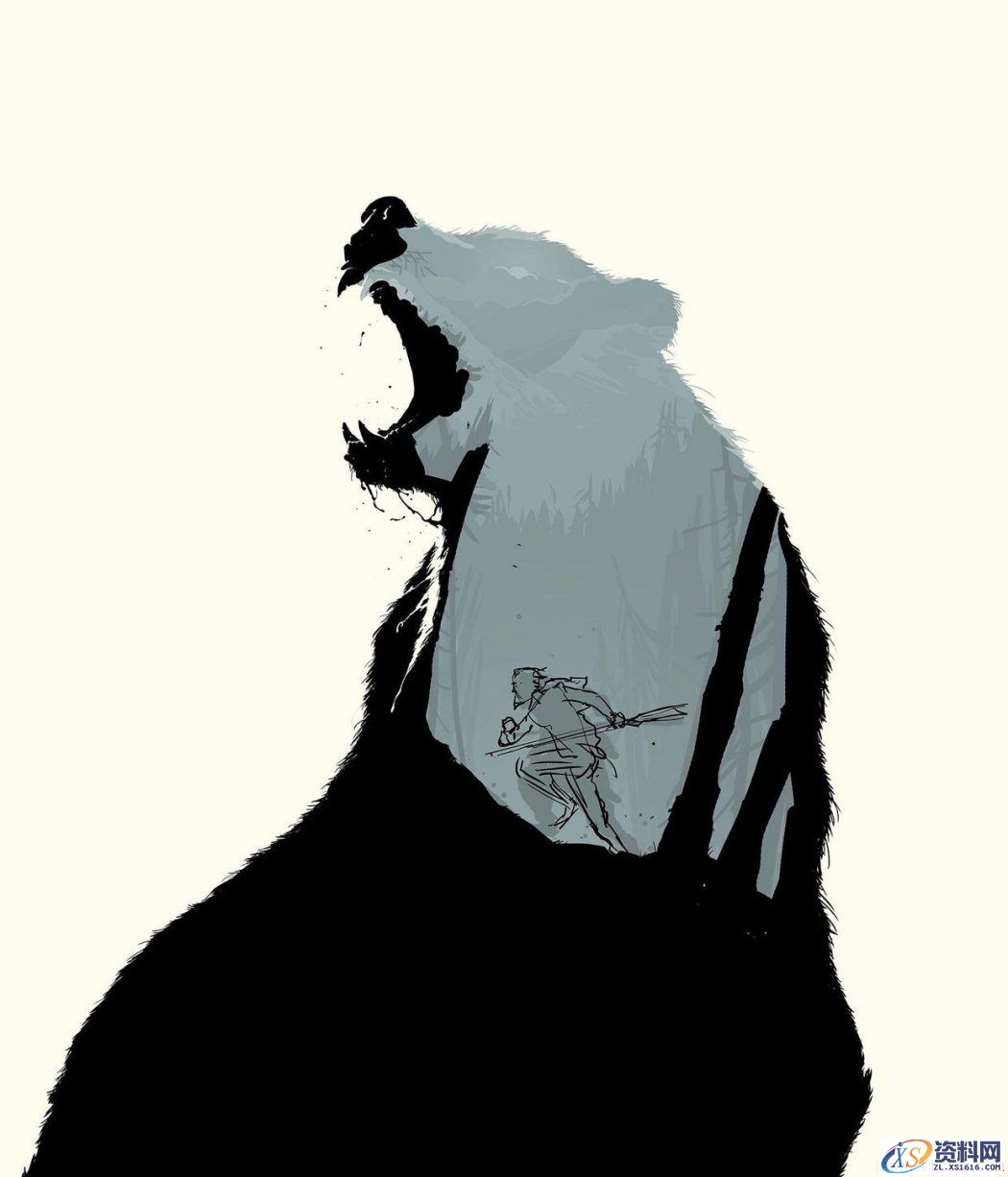 利用Photoshop创建荒野猎人海报(图文教程),利用Photoshop创建荒野猎人海报,要求,设计,一般,第6张