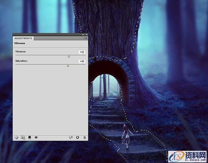 PS合成小孩走入奇幻森林场景教程(图文教程),PS合成小孩走入奇幻森林场景教程,设计,一般,选择,第69张