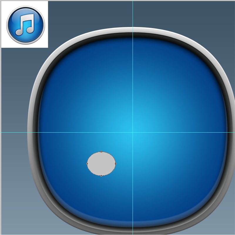 PS教程！手把手教你绘制一枚经典的ITUNES图标(图文教程),2wxl20160303,选择,这个,形状,第34张