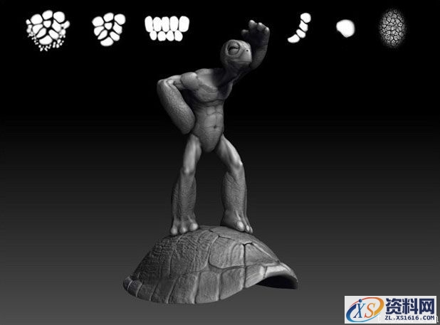 3dMax制作幽默海龟(图文教程),3dMax制作幽默海龟,设计,一般,这个,第13张