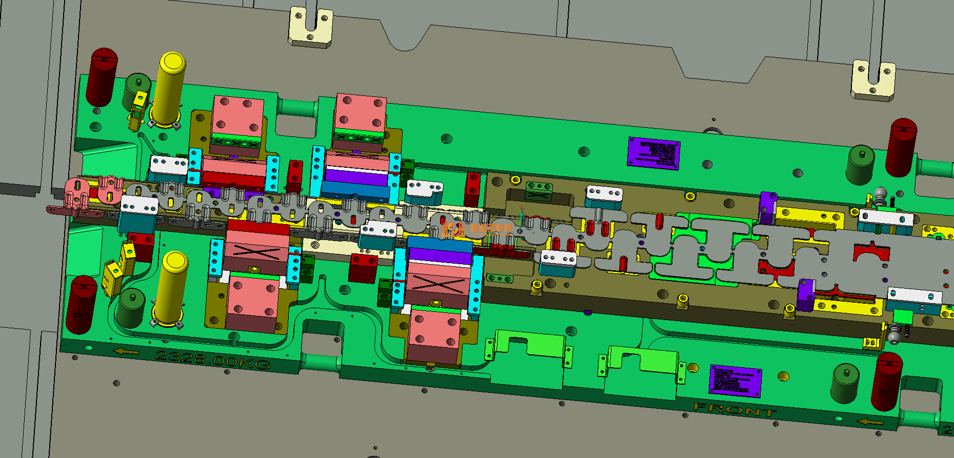 冲压汽车模具结构图纸0012,结构,模具,NeadPay,第1张