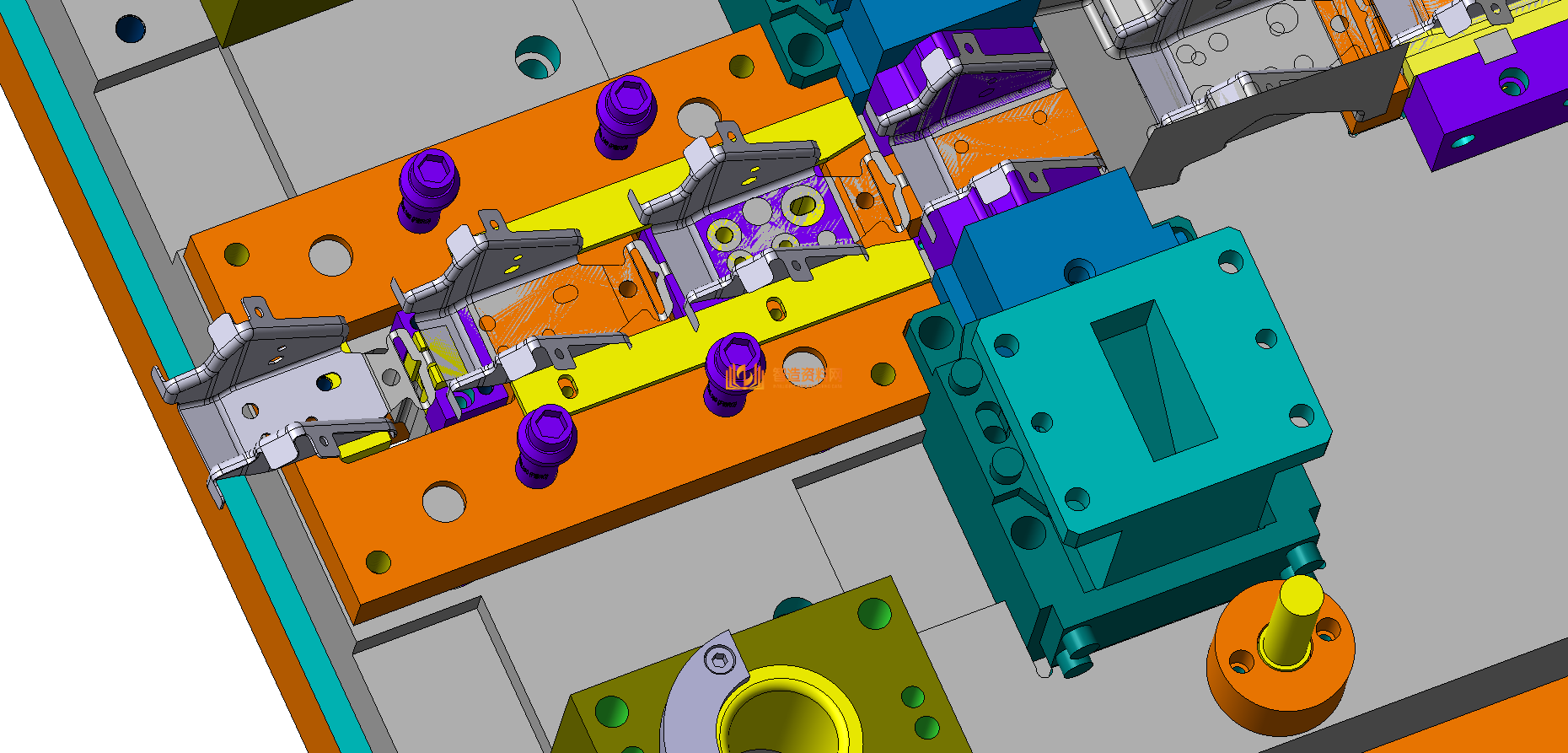 VISI五金汽车模具结构图纸0009,模具,结构,NeadPay,第1张