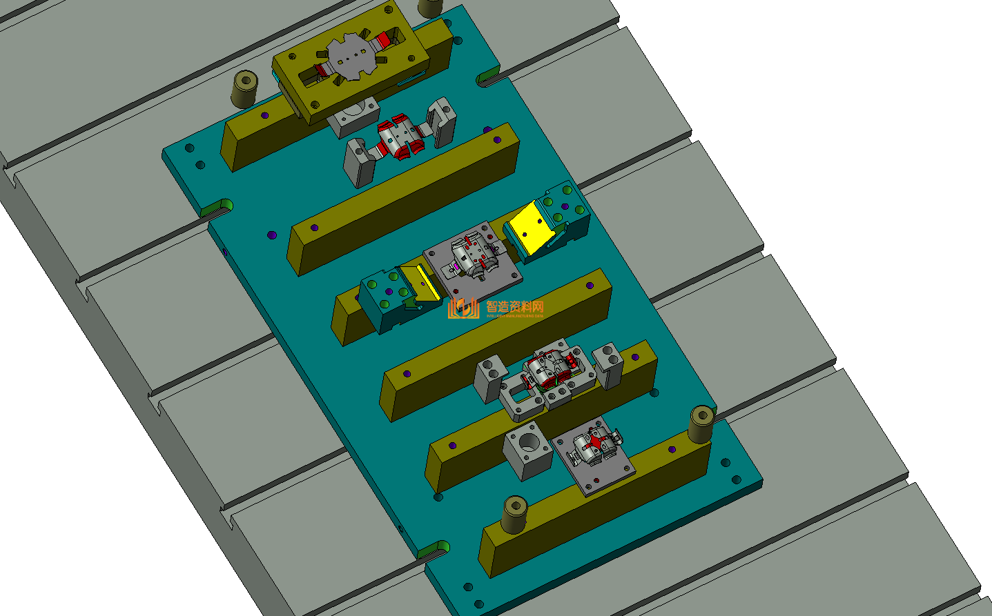 VISI五金汽车模具结构图纸0013,模具,结构,NeadPay,第1张