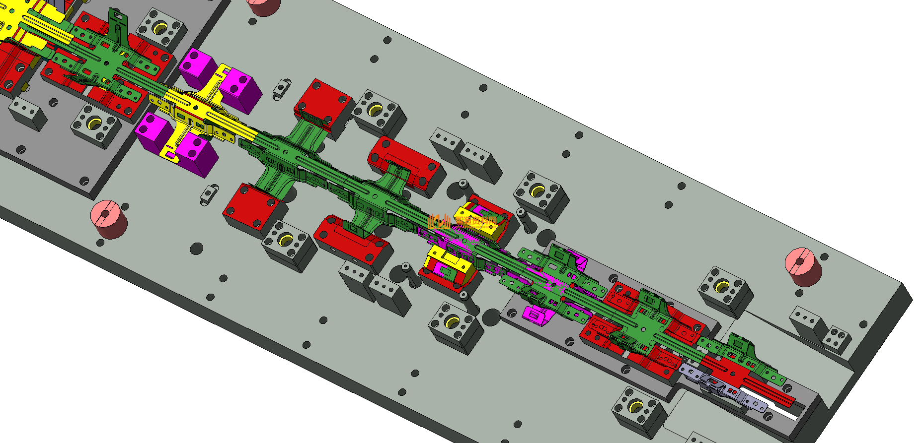 VISI五金汽车模具结构图纸0042,模具,结构,NeadPay,第1张
