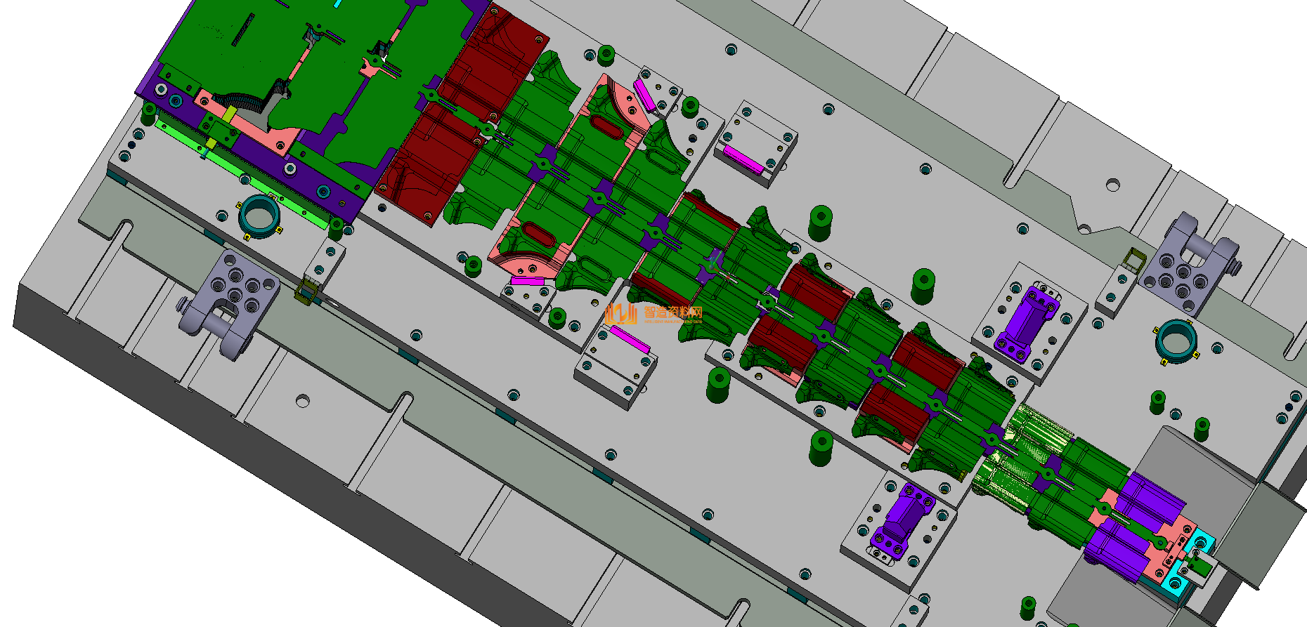 VISI五金汽车模具结构图纸0054,模具,结构,NeadPay,第1张