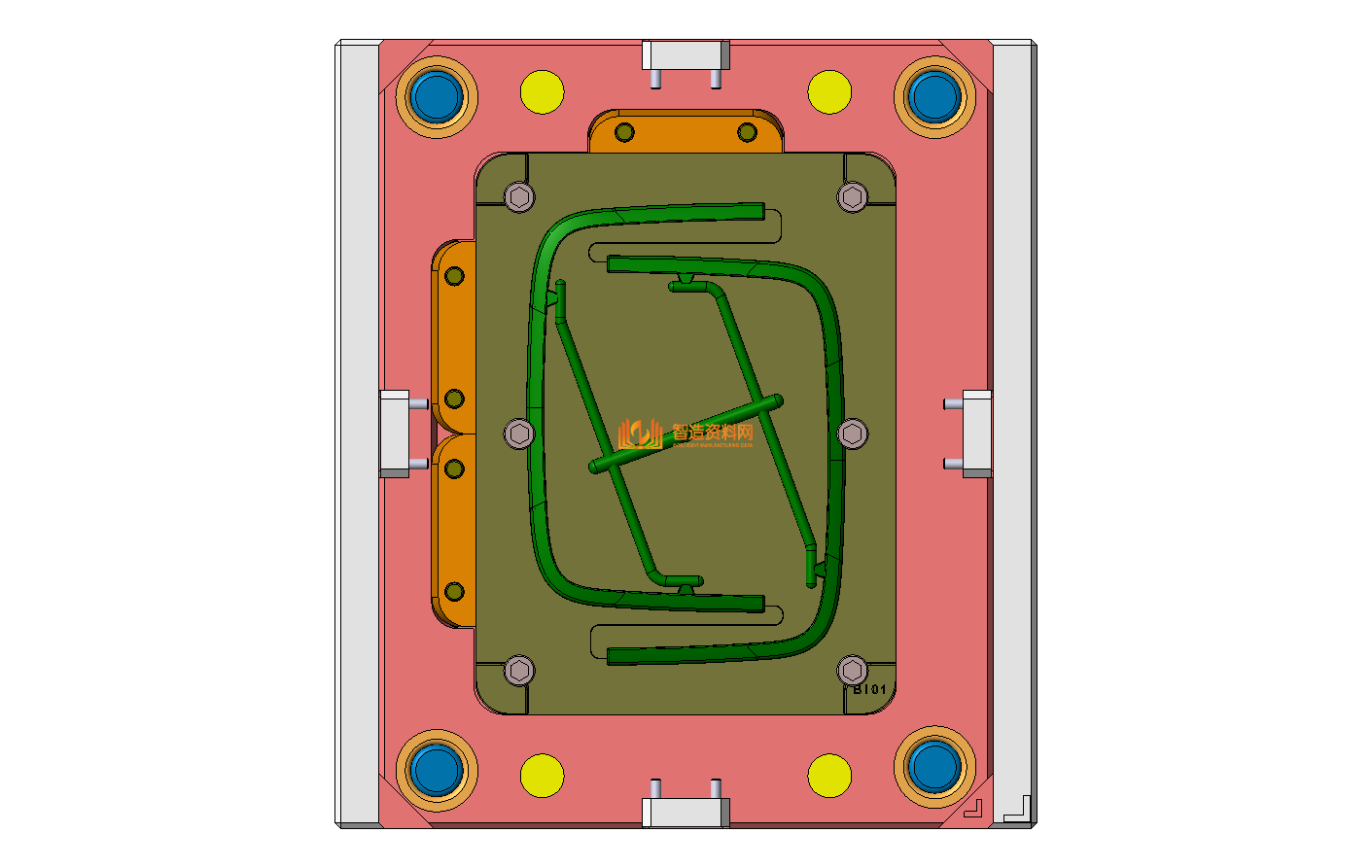 塑胶模具设计结构图纸0174,NeadPay,设计,模具,第2张