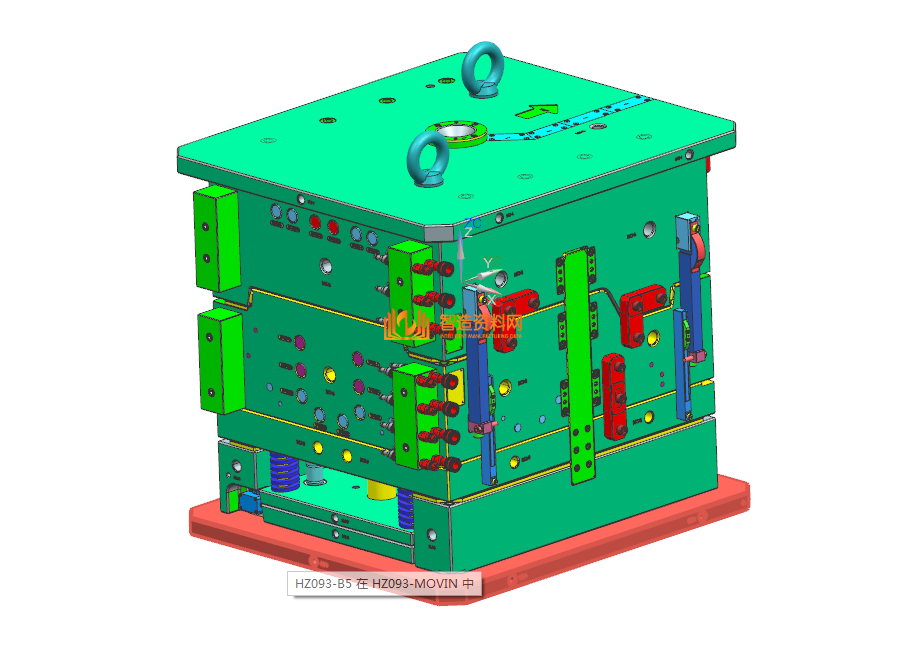 塑胶汽车模具设计结构图纸0005,NeadPay,设计,模具,第2张