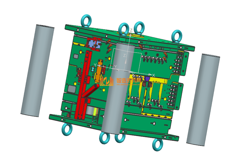 塑胶汽车模具设计结构图纸0015,NeadPay,设计,模具,第2张