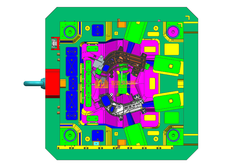 塑胶汽车模具设计结构图纸0018,NeadPay,设计,模具,第1张