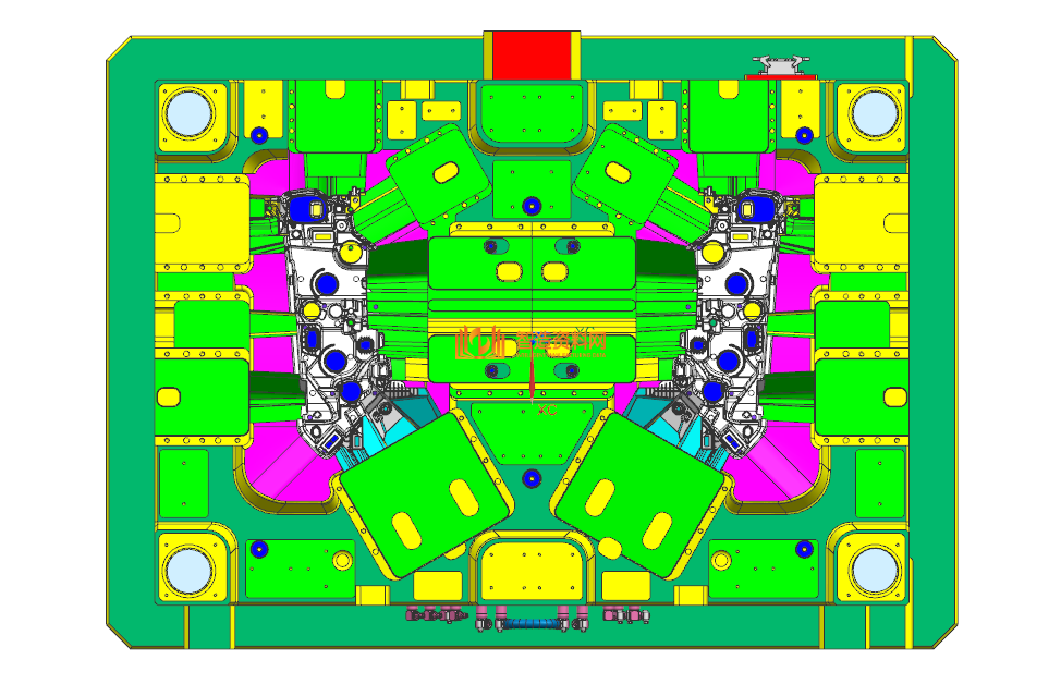 塑胶汽车模具设计结构图纸0019,NeadPay,设计,模具,第1张