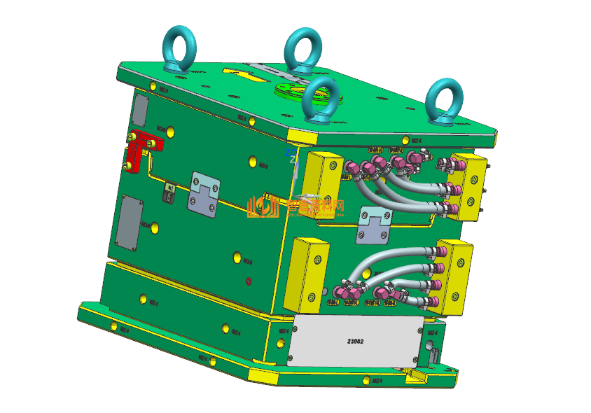 塑胶汽车模具设计结构图纸0025,NeadPay,设计,模具,第2张