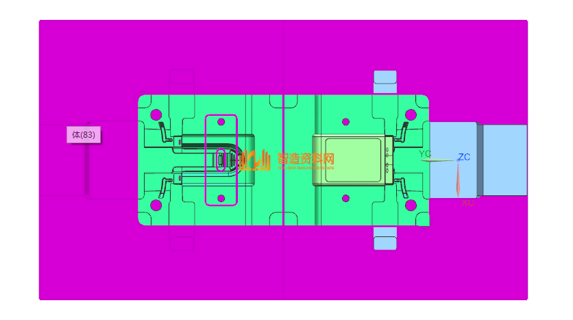 塑胶模具分模图纸0002,SJGU80_FM_0002_01.png,NeadPay,模具,图纸,塑胶,第2张