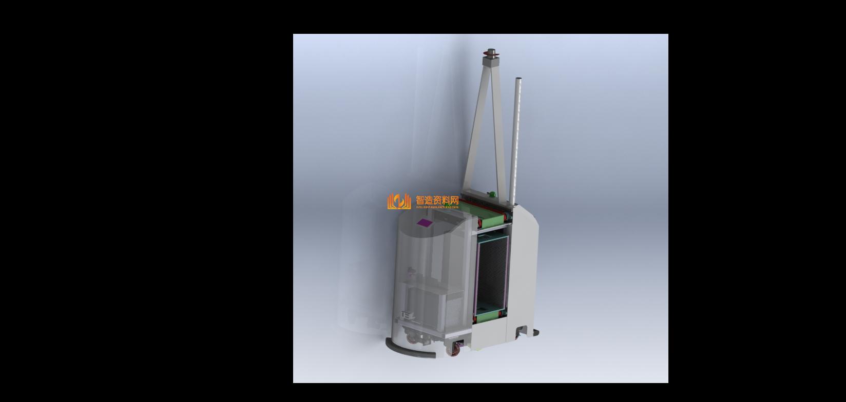 底盘结构详细的AGV小车SW模型,XSJXSB_SW_0283.JPG,NeadPay,结构,盘,第1张