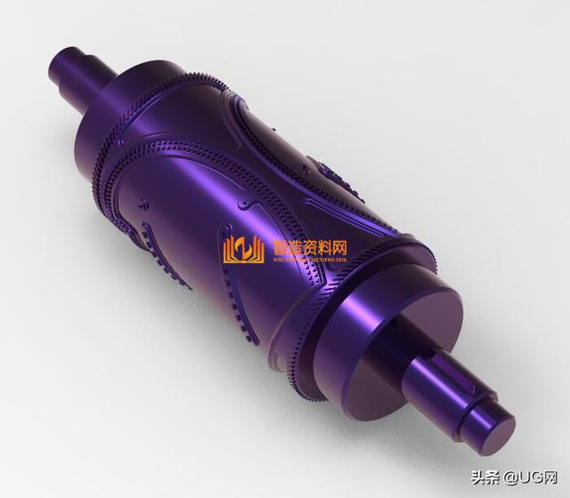 UG模具设计：KN95辊轴UG建模方法,KN-95辊轴UG建模方法，口罩机辊轴三维模型图纸下载,模具设计,建模,第1张