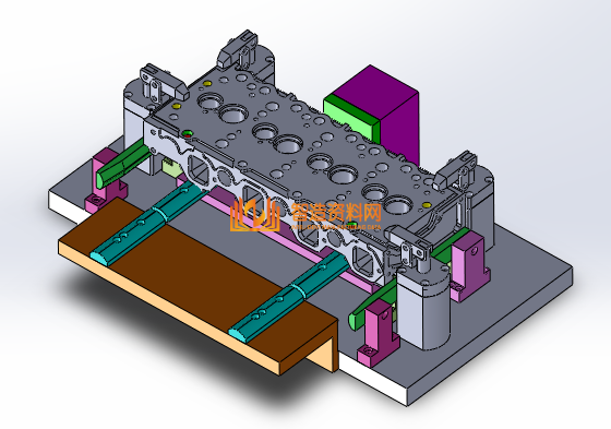 发动机气缸盖精密液压工装夹具,NeadPay,第4张