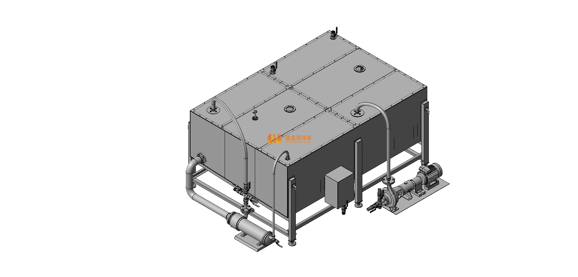 电解液净化站（非标管道设计）,NeadPay,设计,非标,第2张