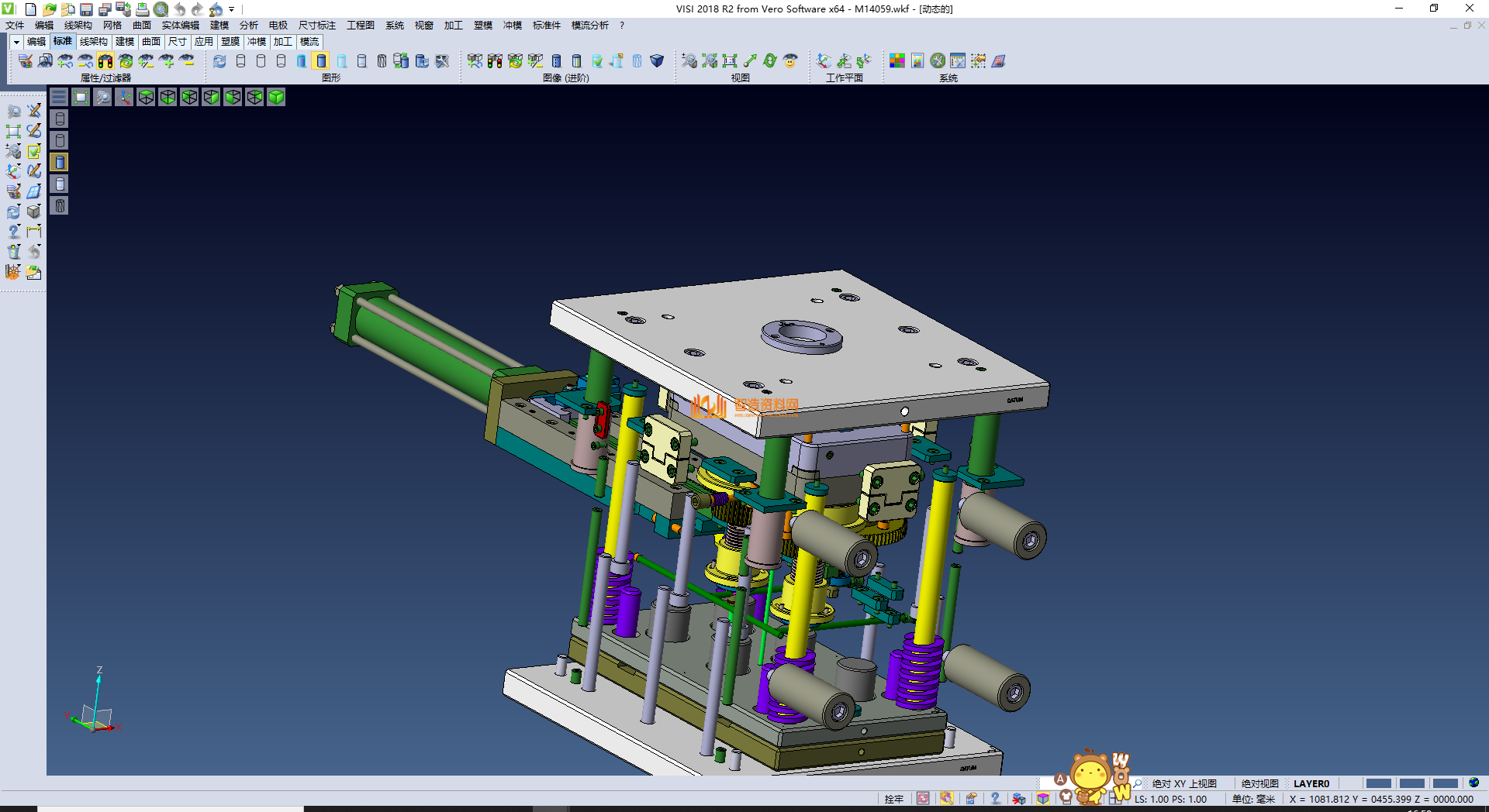 油缸带动齿条脱螺纹模具02,NeadPay,模具,螺纹,油缸,第3张